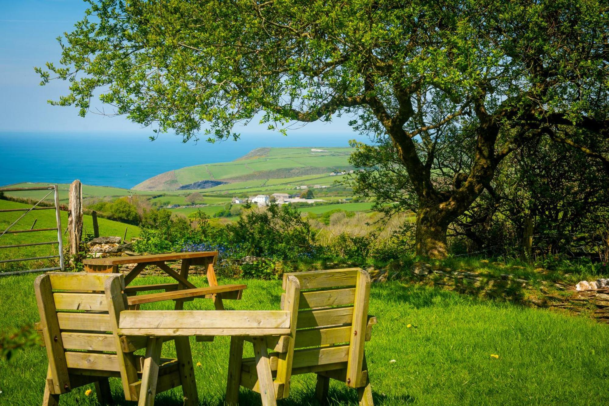 Polrunny Farm Blackberry Cottage - Cornwall Bliss In Sight Of The Sea Boscastle Exterior foto